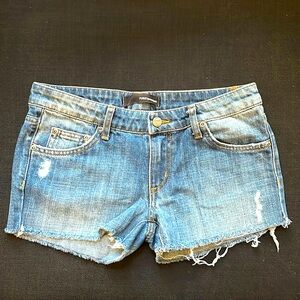 FURST premium frayed jean shorts sz 26